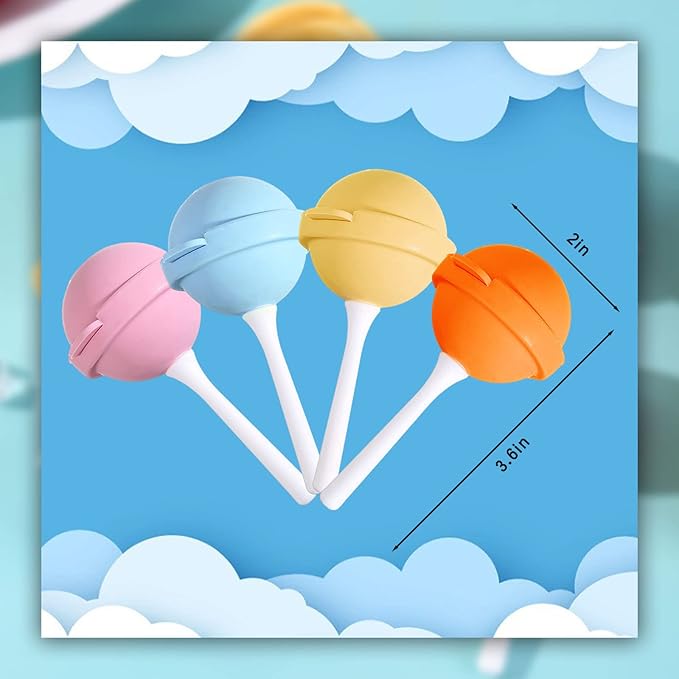 4PCS Silicone Lollipop Ice Cream Mold