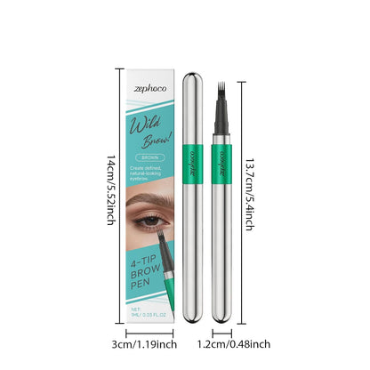 2PCS 4 Tip Precise Microblade Eyebrow Pencil That Looks Like Hair