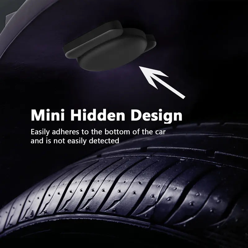 Mini Car GPS Tracker with Weatherproof Magnetic Case - No Monthly Fee