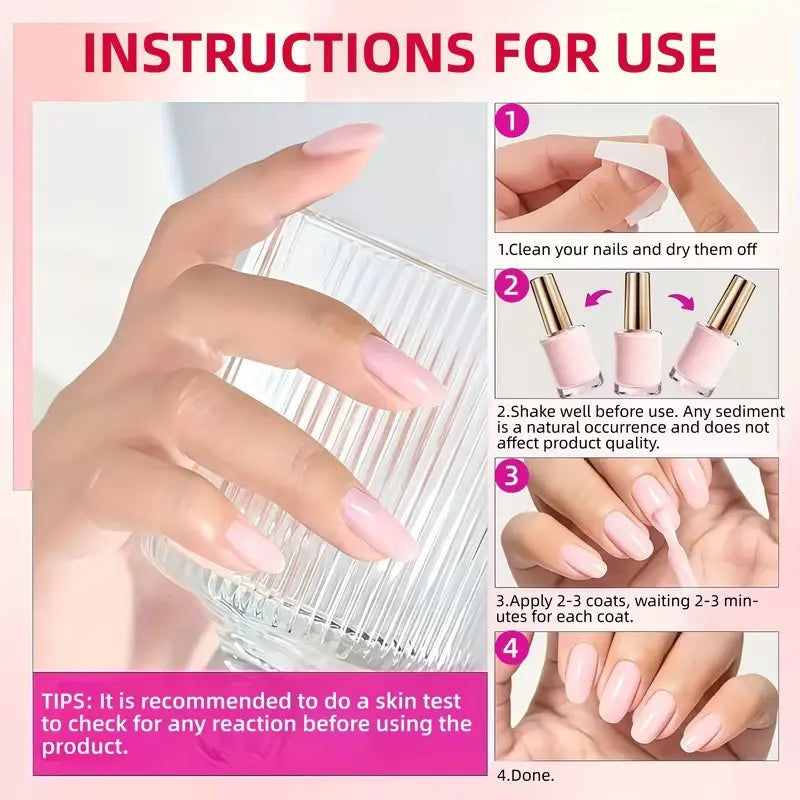 2-Pack Keratin-Infused Nail Care Liquid Coat