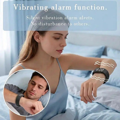 Silent Vibrating Alarm Wristband