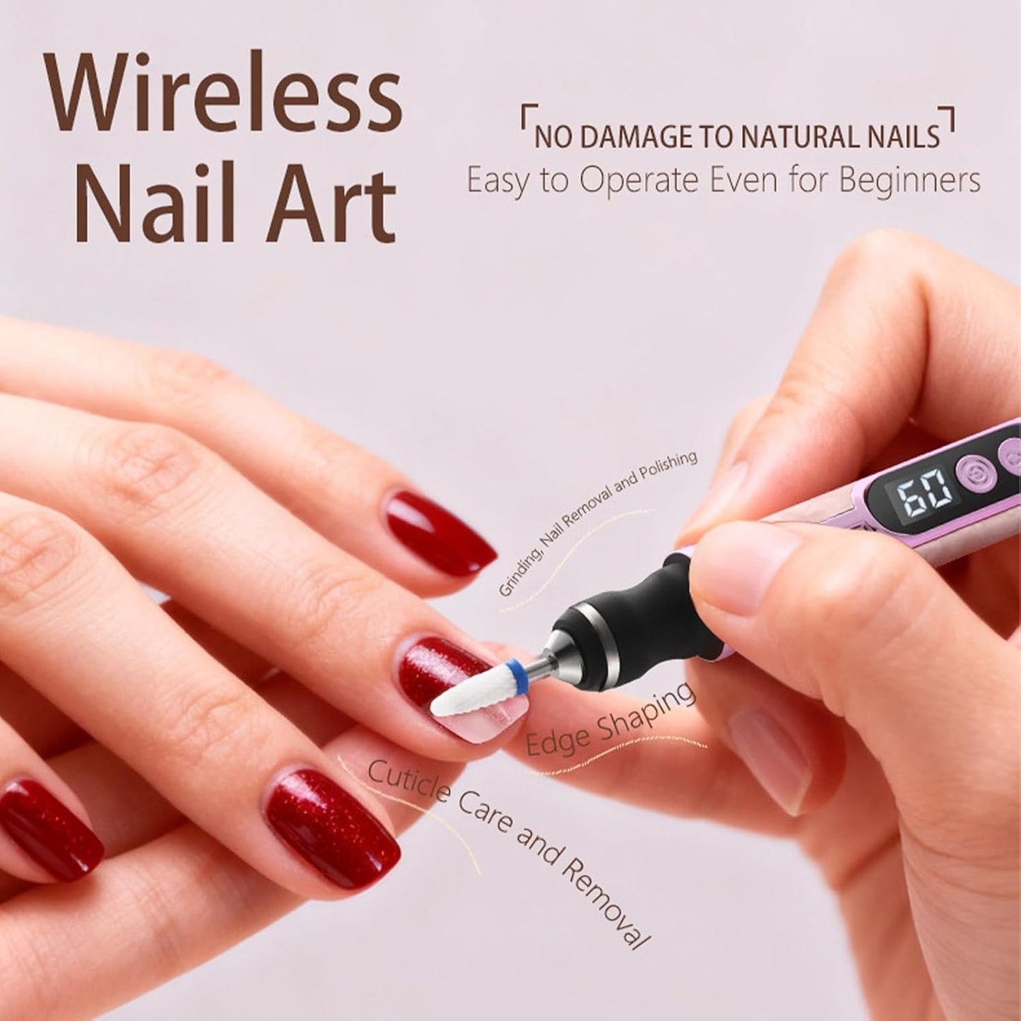 Portable Nail Polisher Set
