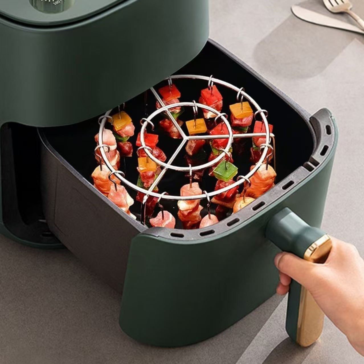 Stainless Steel Air Fryer Vertical Grill