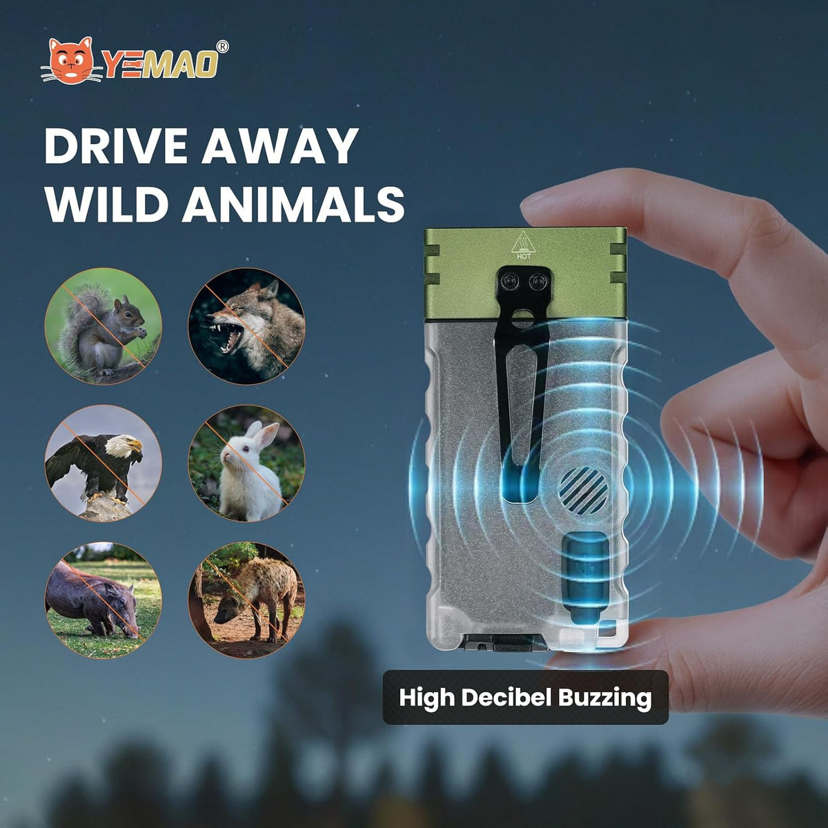 Compact LED flashlight