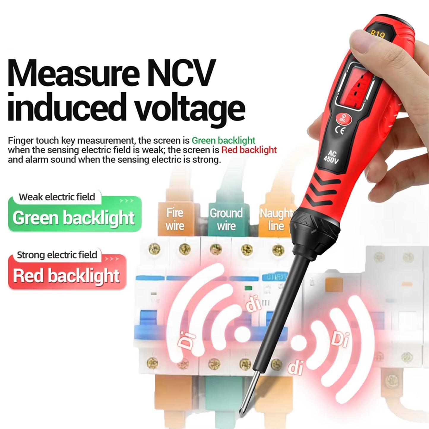 All-in-One Electrician Pen: Voltage Tester, Non-Contact Detector & Screwdriver