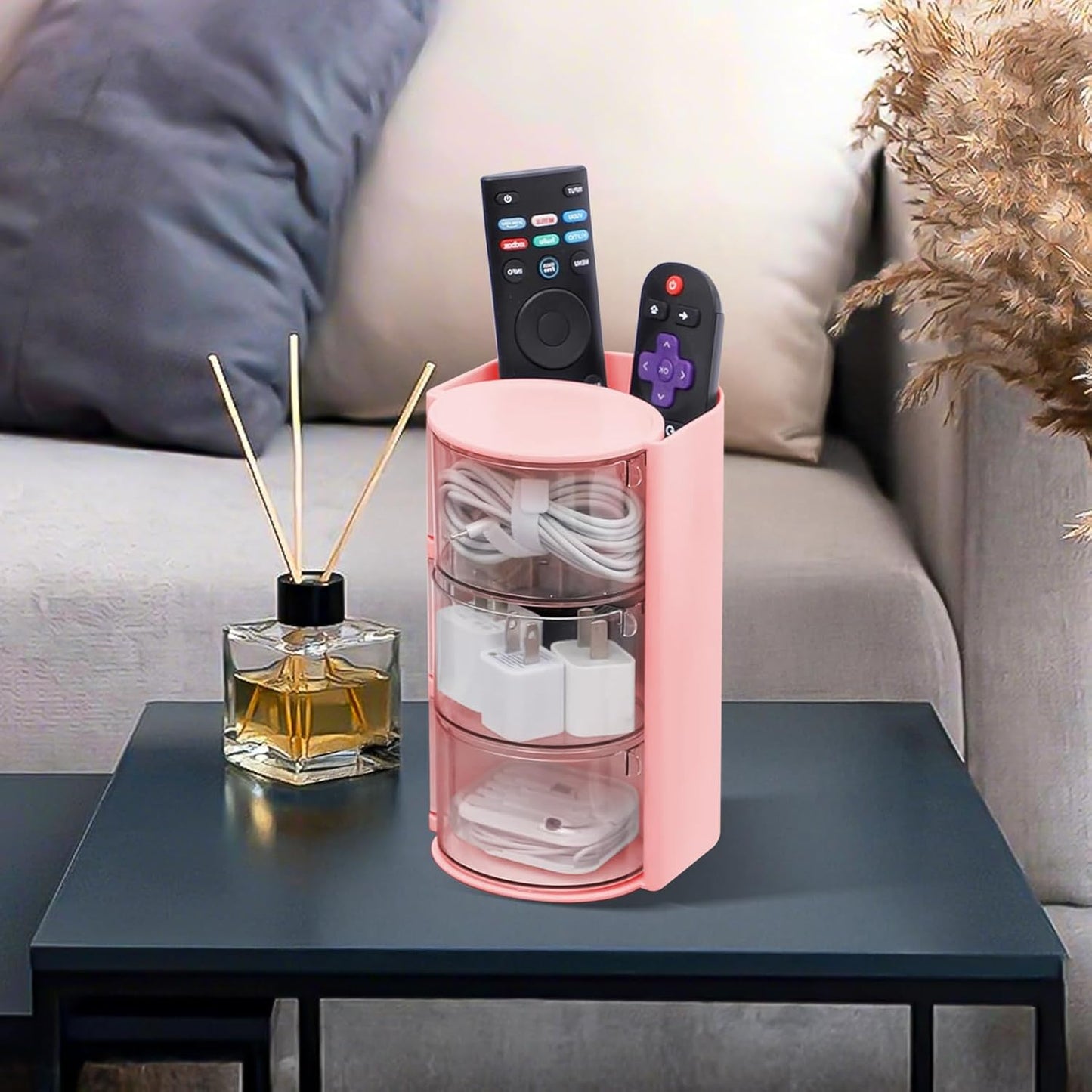 Hair Accessories Organizer with Hair Brush Holder