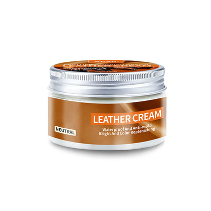 Natural Leather Conditioner & Cleaner Paste, Waterproof Leather Care Balm
