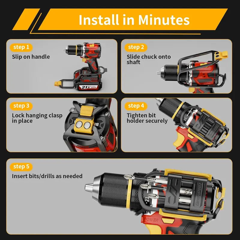 Magnetic Bit Holder for Cordless Drills