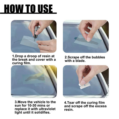 Windshield Crack Repair - Rayhong Car Windshield Crack Repair Kit