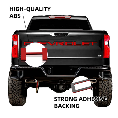 Premium Tailgate 3D Lettering Trim Stickers