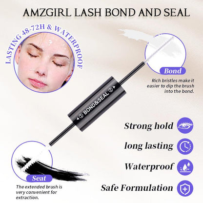 Lash Comfortable Eyelash Extension Set T30-40MIX Individual with Bond and Seal Waterproof Remover