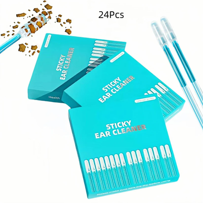 24PCS Enhanced Adhesive Ear Digging Sticks for Children & Adults