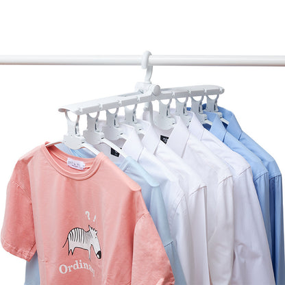 Foldable Clothes Drying Rack Multi-Function Suit Hangers 360° Rotation