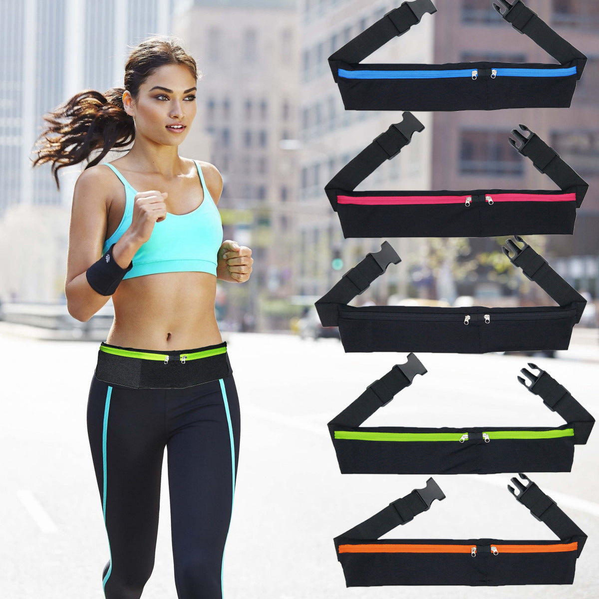 High Elasticity Sports Running Waist Pack For Holding Phone & Essentials