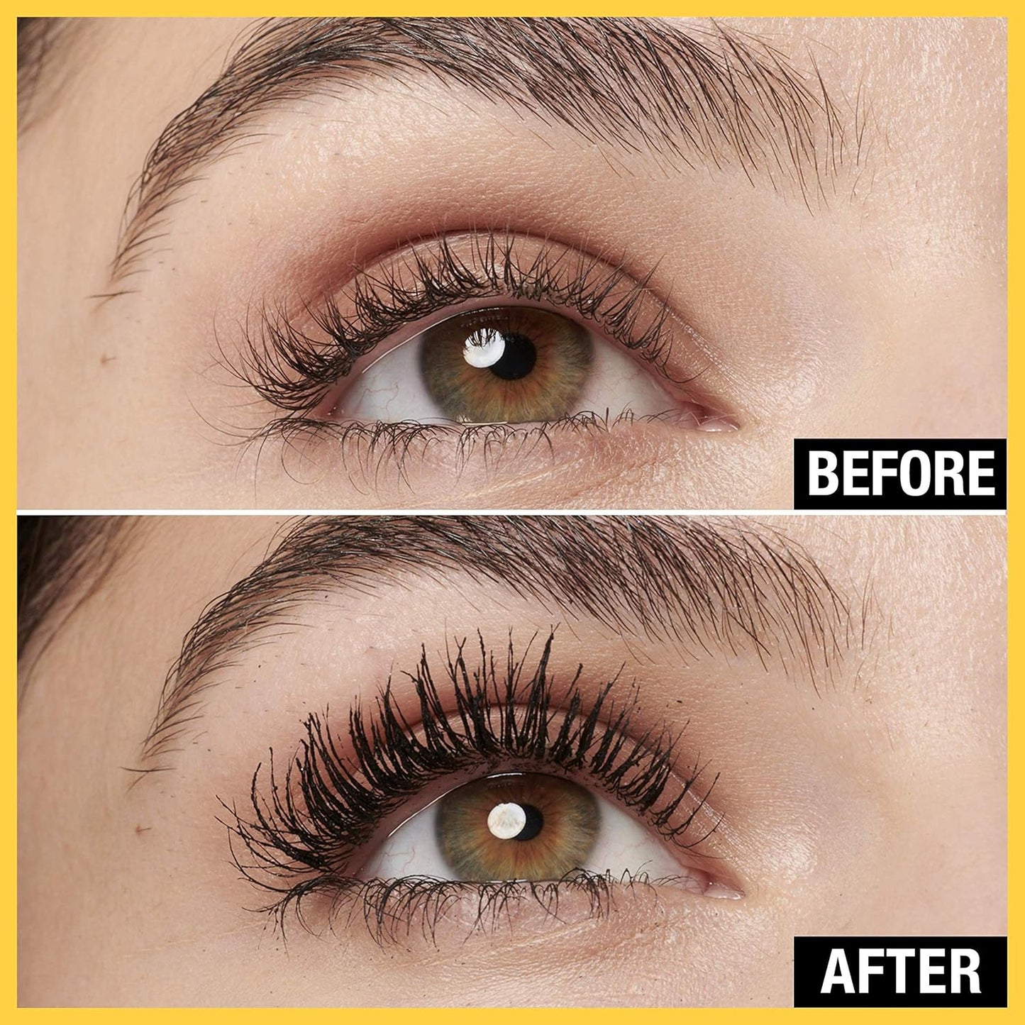 2-Piece Waterproof Lengthening and Volumizing Mascara with a Washable Formula