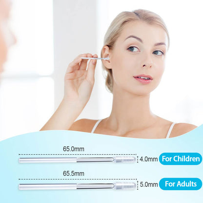 48pcs Enhanced Adhesive Ear Digging Sticks for Children & Adults