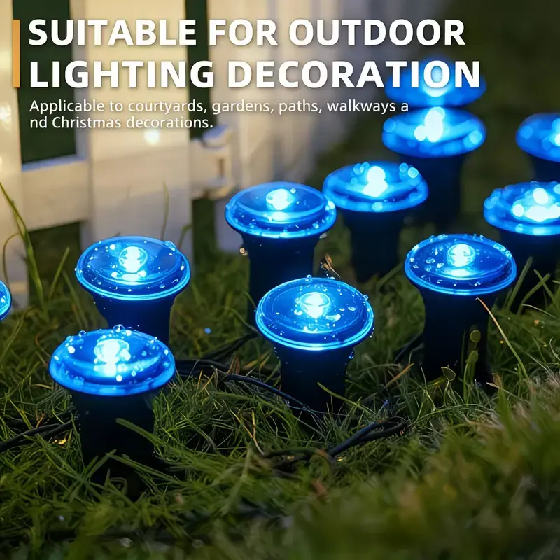 20PCS Solar Garden Lights – Waterproof LED Pathway Lights for Yard & Lawn