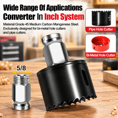 Quick-Release Hex Shank Hole Saw Kit