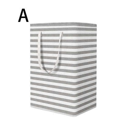 Collapsible Freestanding Laundry Basket with Easy Carry Handles for Bedroom, Dorm, Clothes, Towels