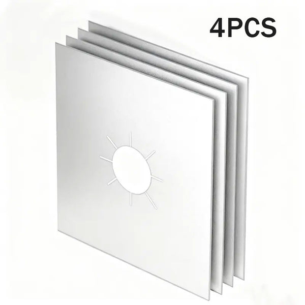 4PCS Reusable Gas Stove Burner Covers