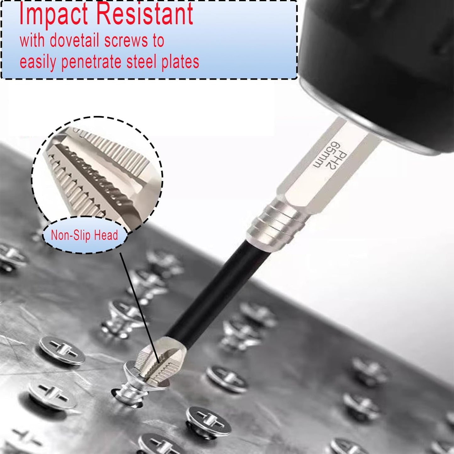 9pcs Strong Magnetic Screwdriver Drill Bit Set