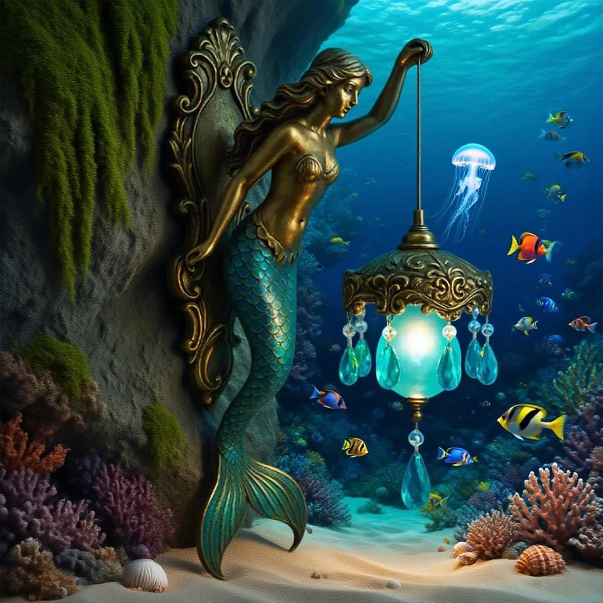 Mermaid Wall Lamp