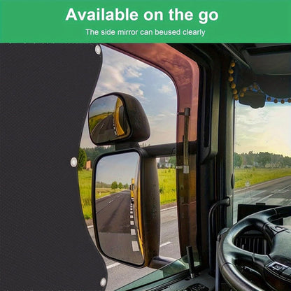 Semi Truck Side Window Sun Shade for Freightliner Volvo VNL International Trucks RV