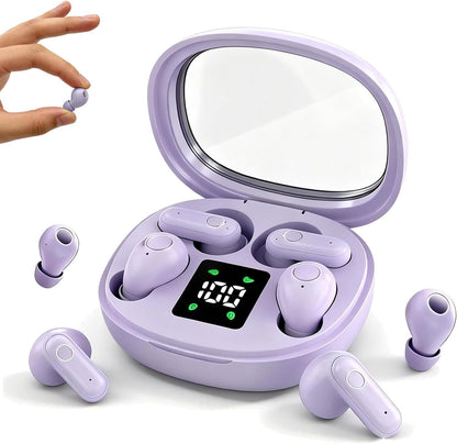 Wireless Bluetooth Headset，Tiny Size Invisible Earbuds，Sleep and Sports Earphones Set