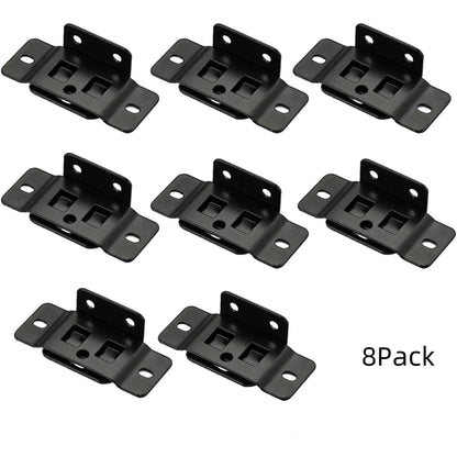 8 Pack Quick Fitting Furniture Joint Bracket, Duty Corner Brace Joint Right Angle Bracket
