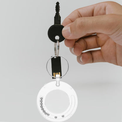 5pcs 1.89in Funny Coin Escape Puzzle Trick Toy & Coin Holder Keychain