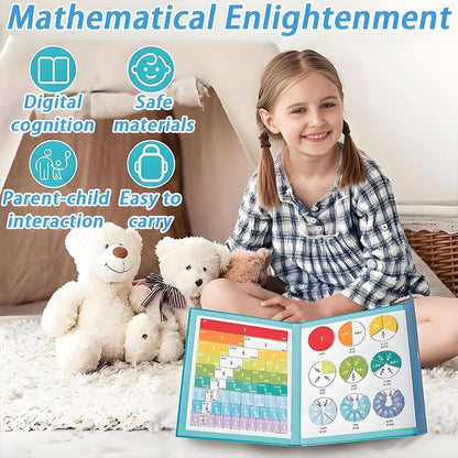 Magnetic Fraction Demonstration Book for Kids Learning