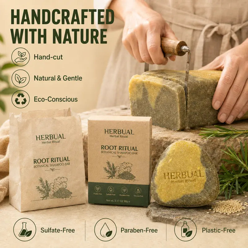 Herbal Root Care Botanical Shampoo Bar 2-Pack
