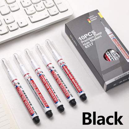 10Pcs 20mm Long Head Quick-Dry Waterproof Permanent Markers