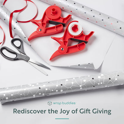 2-Piece Desktop Gift-Wrapping Tape Dispenser