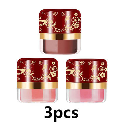 3-Piece Lazy Blush Set, Soft & Fluffy Loose Powder Blush Puff for a Rosy Glow