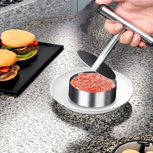 Stainless Steel Hamburger Press Patty Maker