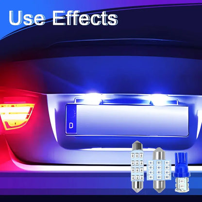 24-Piece Car Interior LED Light Bulb Kit