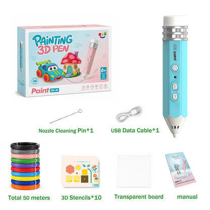 3D Pen Set for Kids, Easy to Use, Learn from Home Art