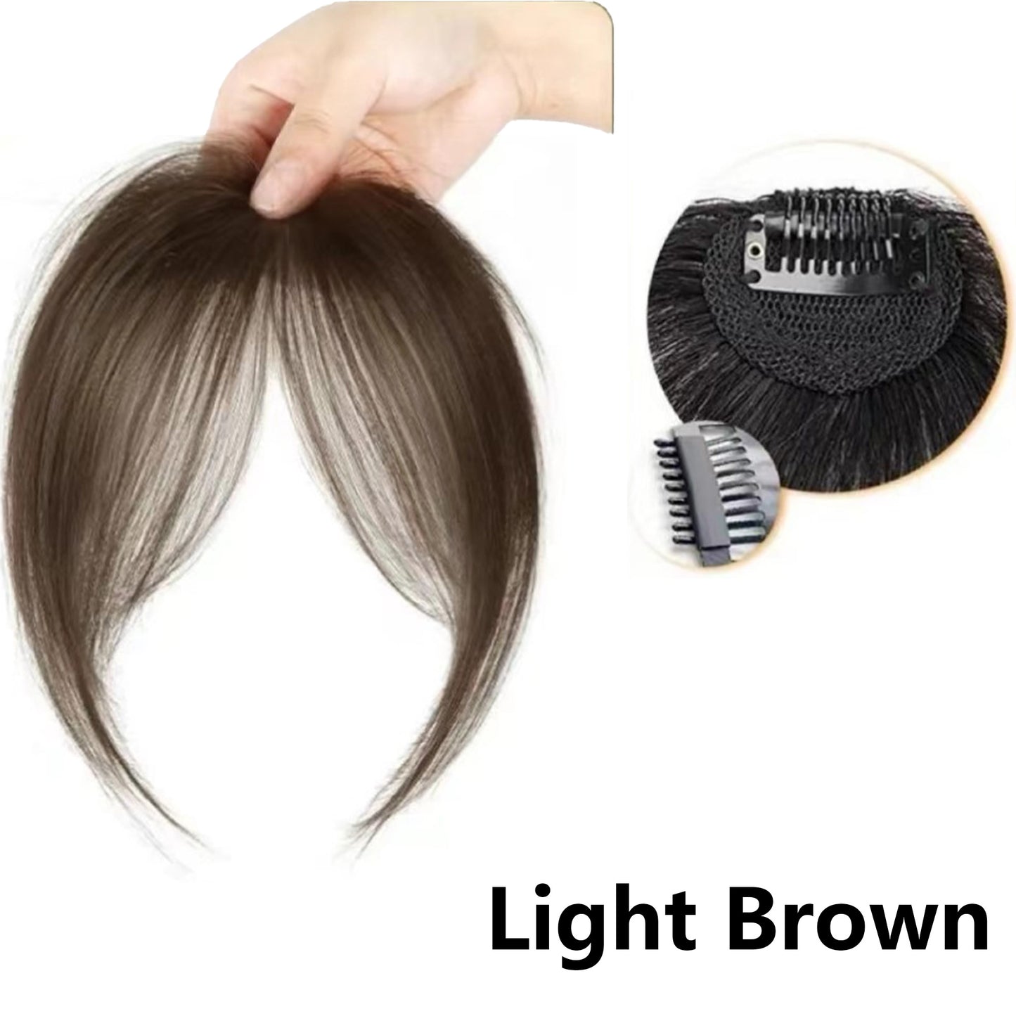 Bangs Hair Clip in Bangs Fringe with Temples Hairpieces for Women