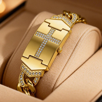 Gold Cross Bracelet Watches