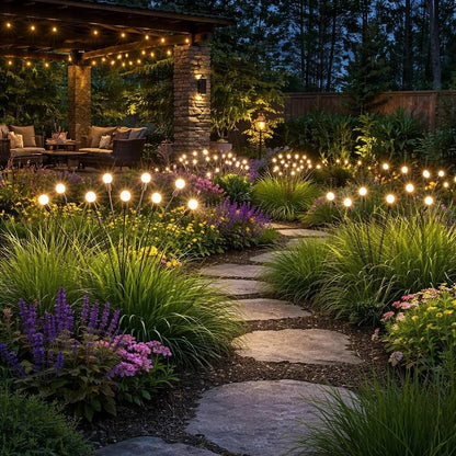 2PCS Outdoor Solar Firefly Lights