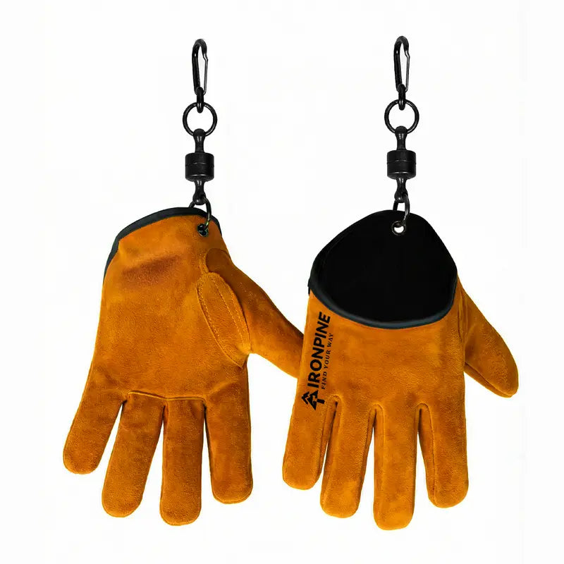 Magnetic Quick-Release Cowhide Work Gloves