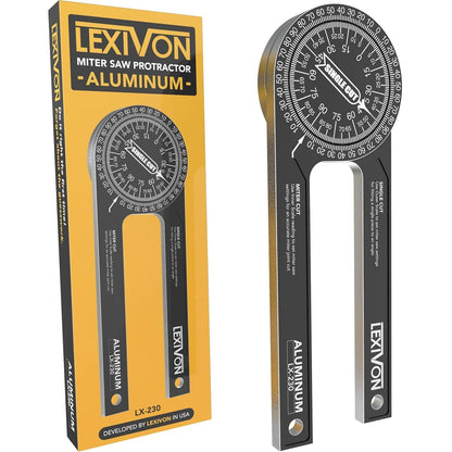 Aluminum Miter Saw Protractor, 7.3-Inch Angle Finder