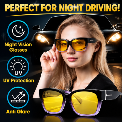 Unisex Polarized Fit-Over Glasses, Full Rim
