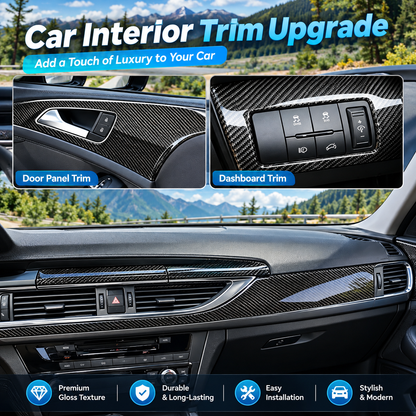 6D Gloss Carbon Fiber Vinyl Wrap Film