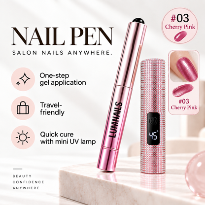 4PCS Portable Nail Pens Set