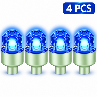 LED wheel light Waterproof Luminous Car Tire Valve Caps Vibration-Sensitive LED Tire Valve Cap-bicycle car motorcycle tire led