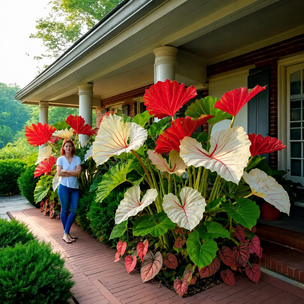 Beautiful Courtyard Foliage Plant: Caladium（500 Caladium Seeds）