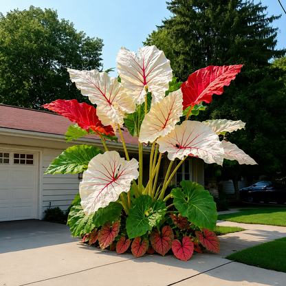 Beautiful Courtyard Foliage Plant: Caladium（500 Caladium Seeds）