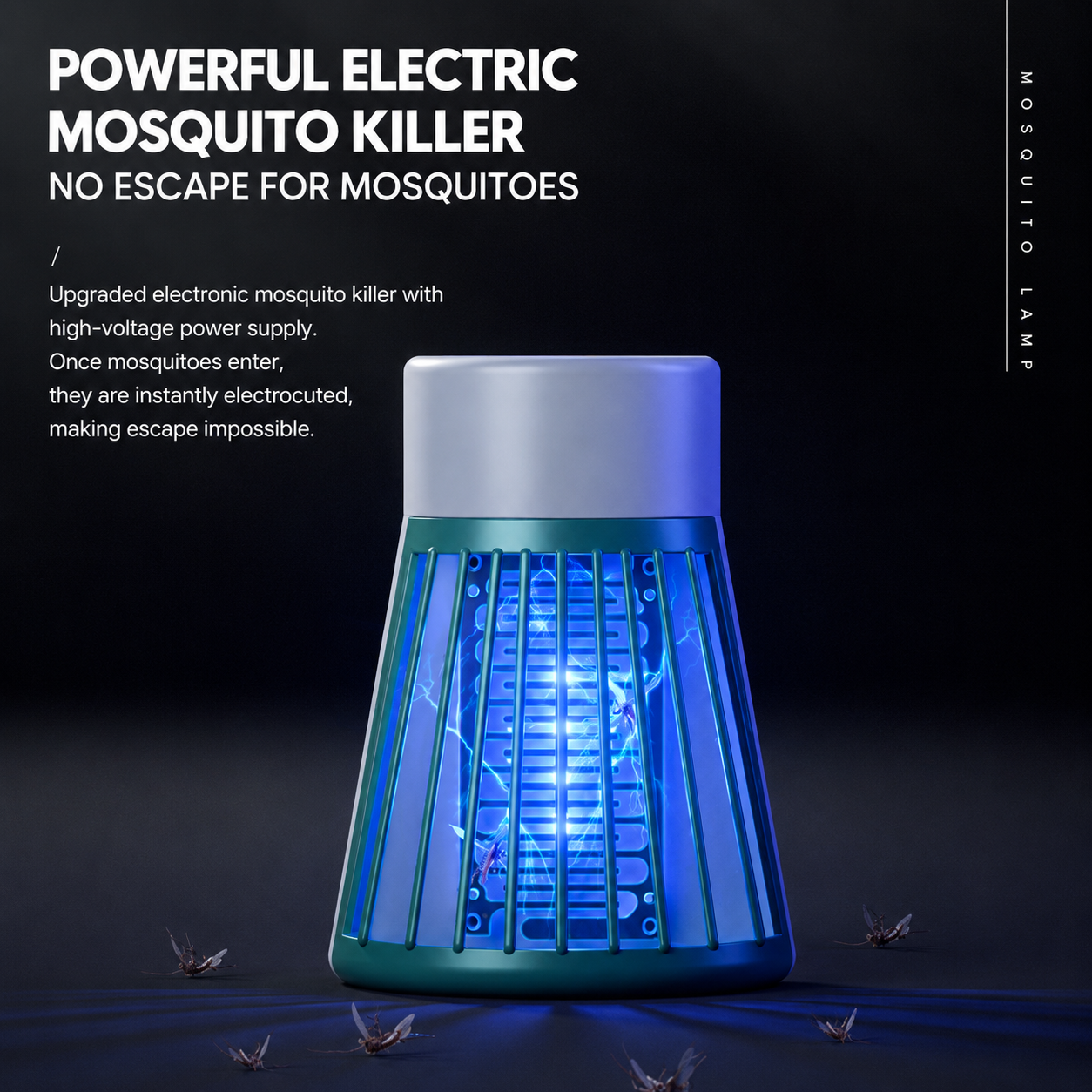 Hanging Rechargeable Mosquito Killer Lamp - Portable UV Insect Trap for Indoor/Outdoor